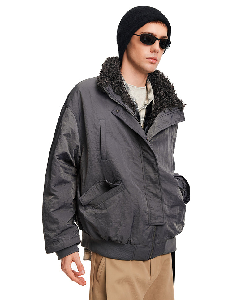 MADWITCH SHEARLING PUFF COAT #8815A285