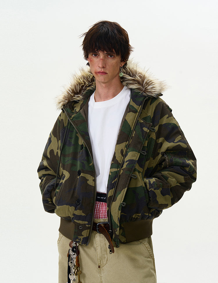 MADWITCH VINTAGE CAMO JACKET #WL4447