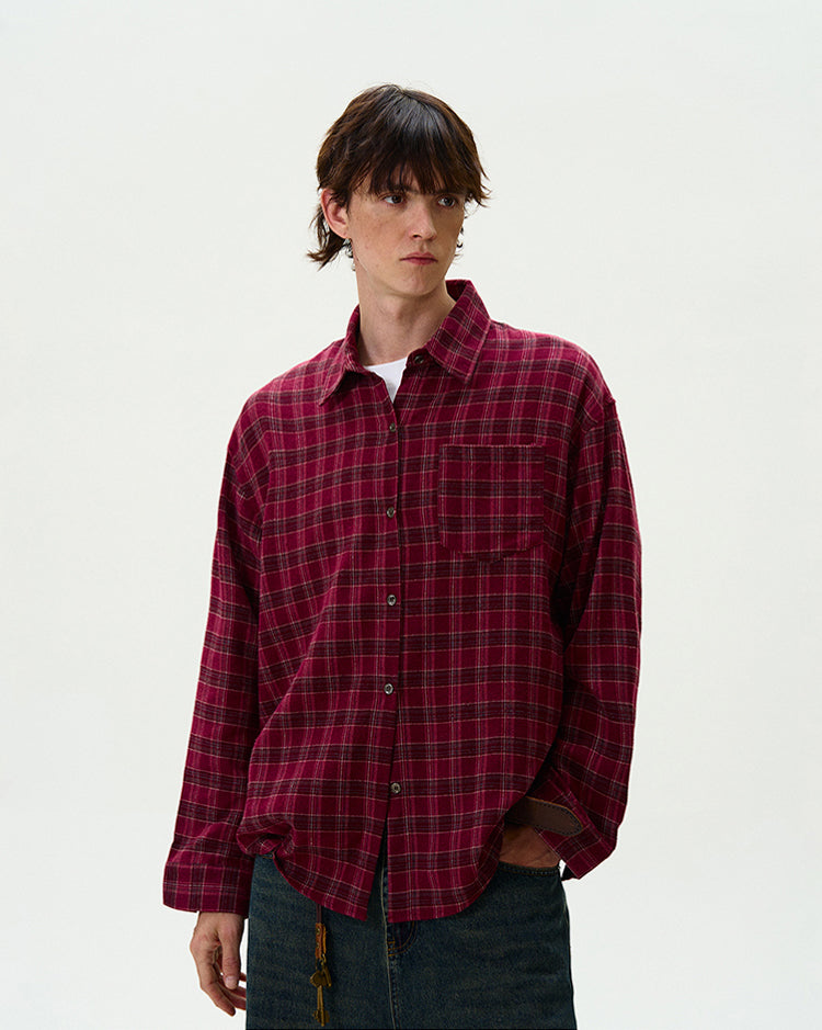 MADWITCH RED COTTON SHIRT #8926