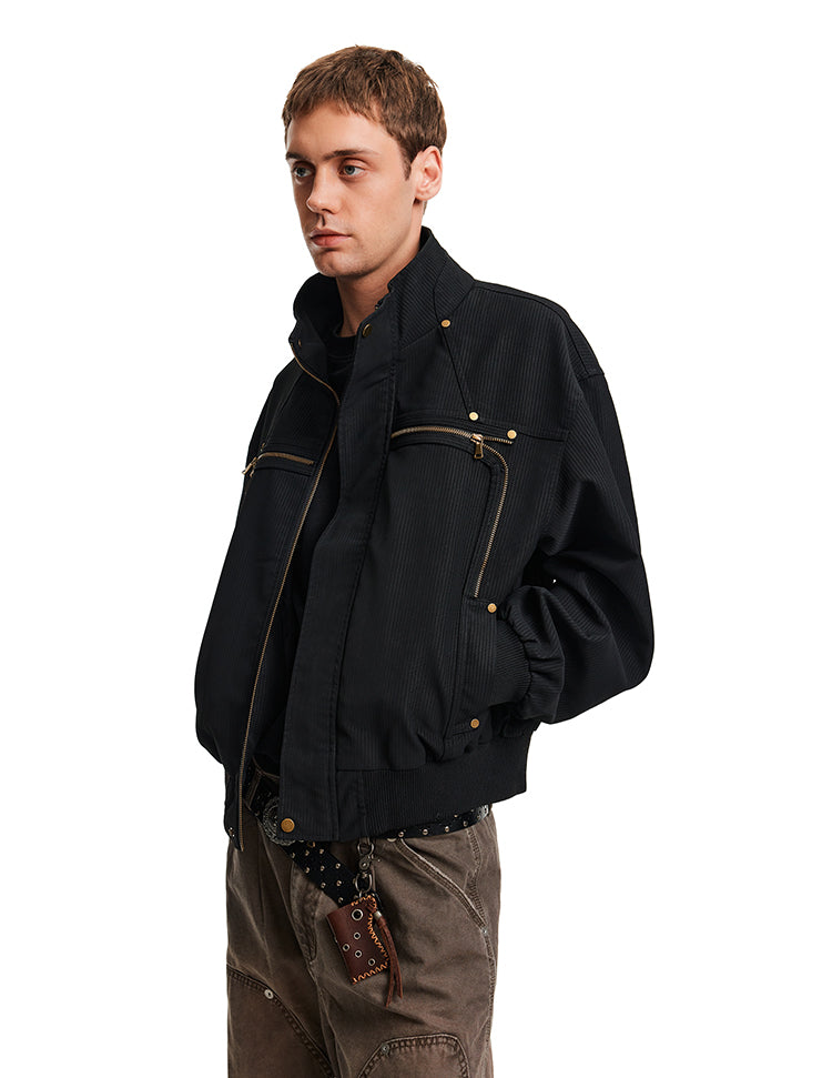 MADWITCH ZIP STRIPE JACKET #251502