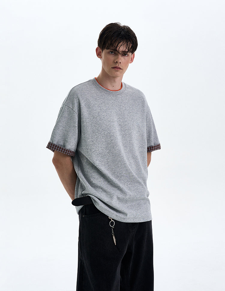 MADWITCH VINTAGE ROLLED HEM TEE #C1785C25