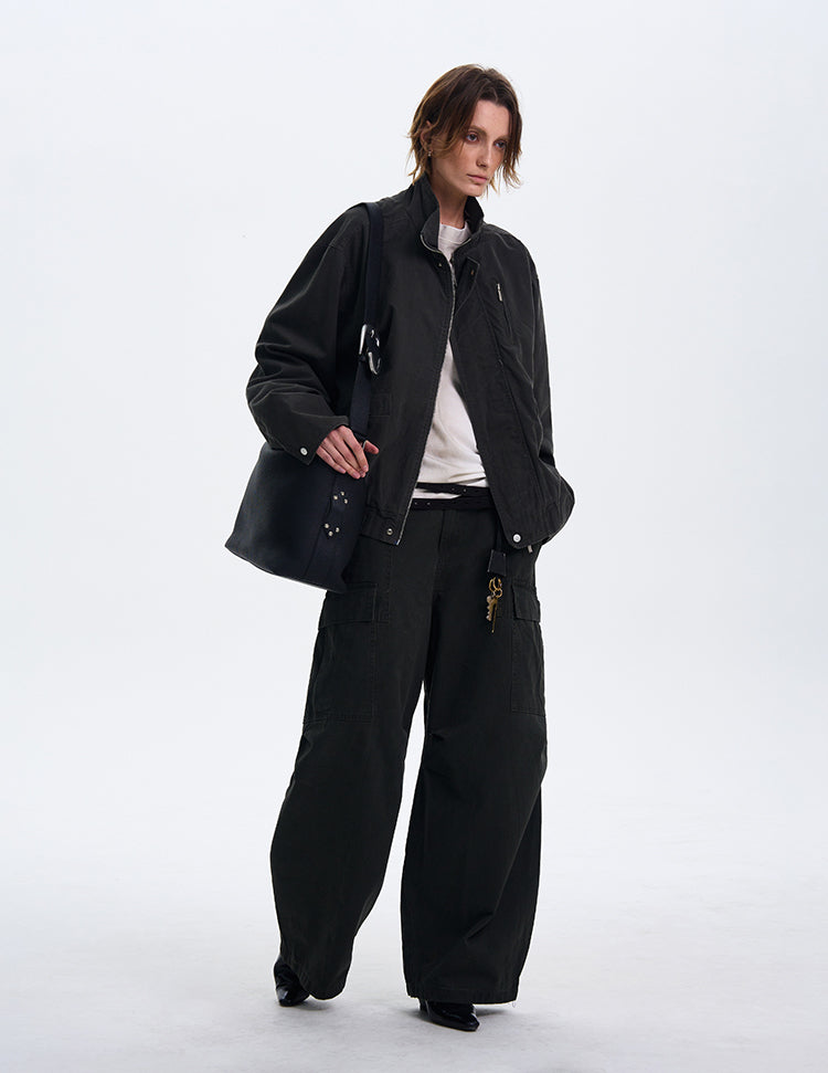 MADWITCH CROPPED BOMBER JACKET #171-1