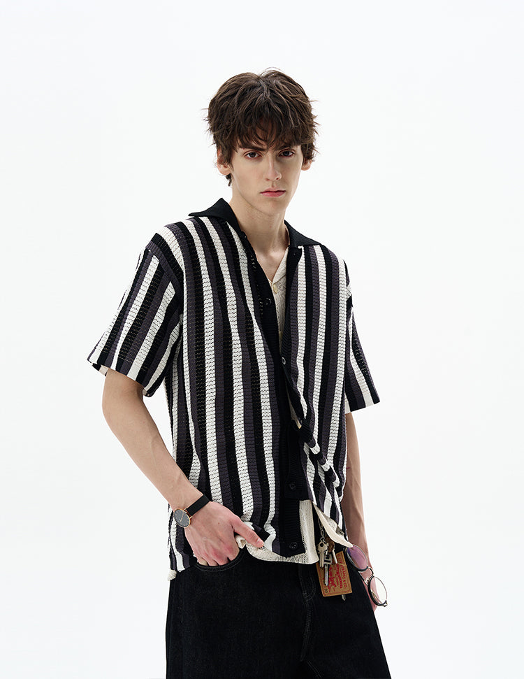 MADWITCH CROCHET KNIT TSHIRT #MFY222