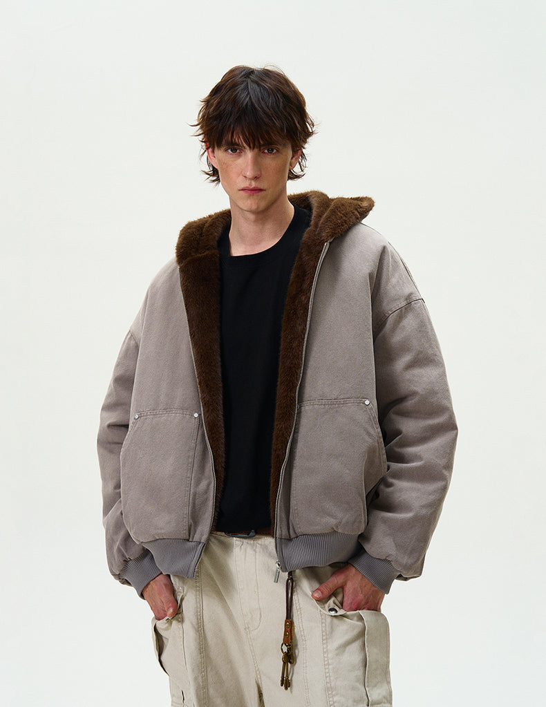 MADWITCH VINTAGE FLEECE LINED JACKET #SD06