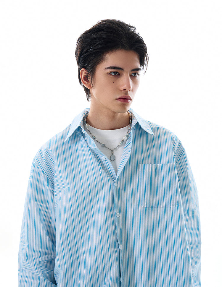 MADWITCH CLEANFIT STRIPED SHIRT #RC158
