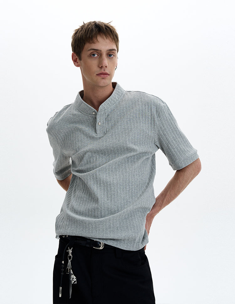 MADWITCH HENLEY NECK SHORT SLEEVE #G1343