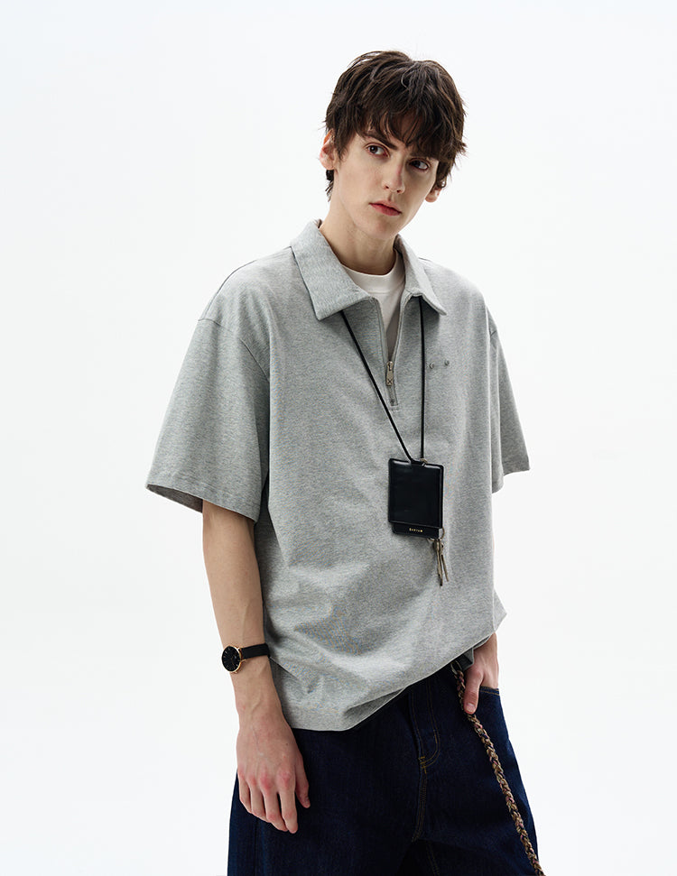 MADWITCH ZIPPED POLO TSHIRT #6977
