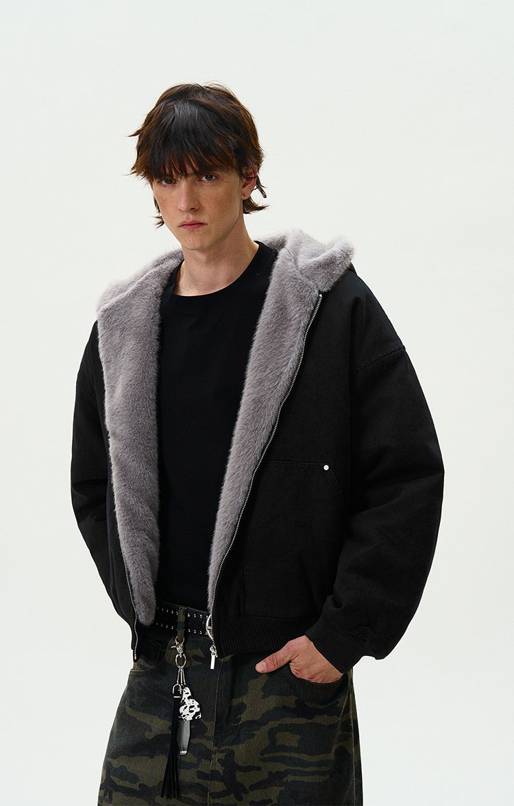 MADWITCH FLEECE-LINED WARM PADDED TOP #SD06