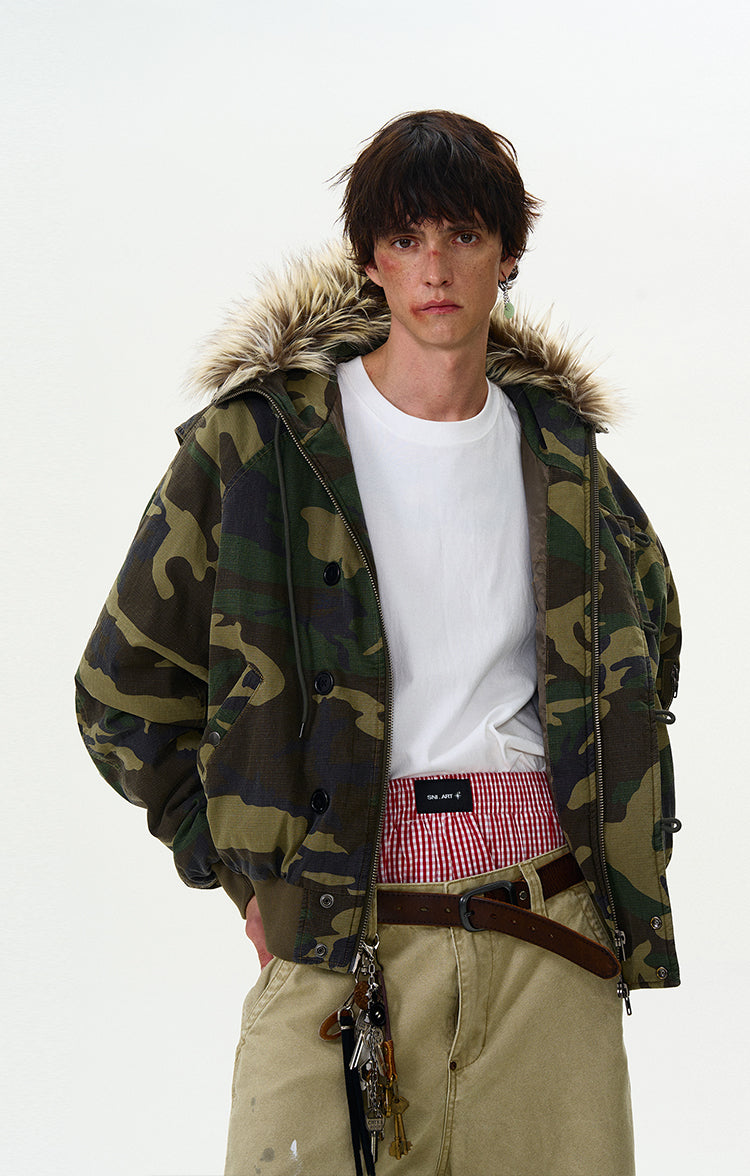 MADWITCH VINTAGE CAMO JACKET #WL4447