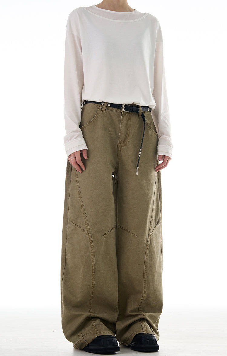 MADWITCH INVERTED DESIGN CARGO PANTS #AB1024