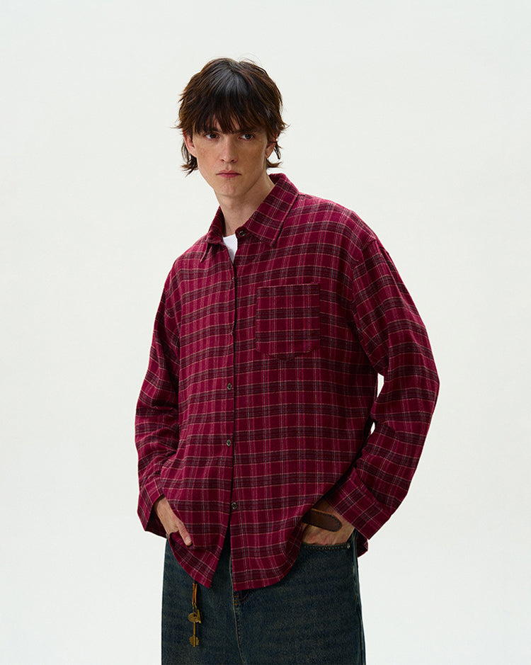 MADWITCH RED COTTON SHIRT #8926