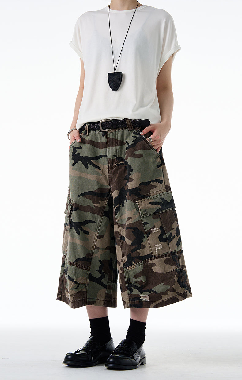 MADWITCH DISTRESSED CAMO CARGO #CK3512D