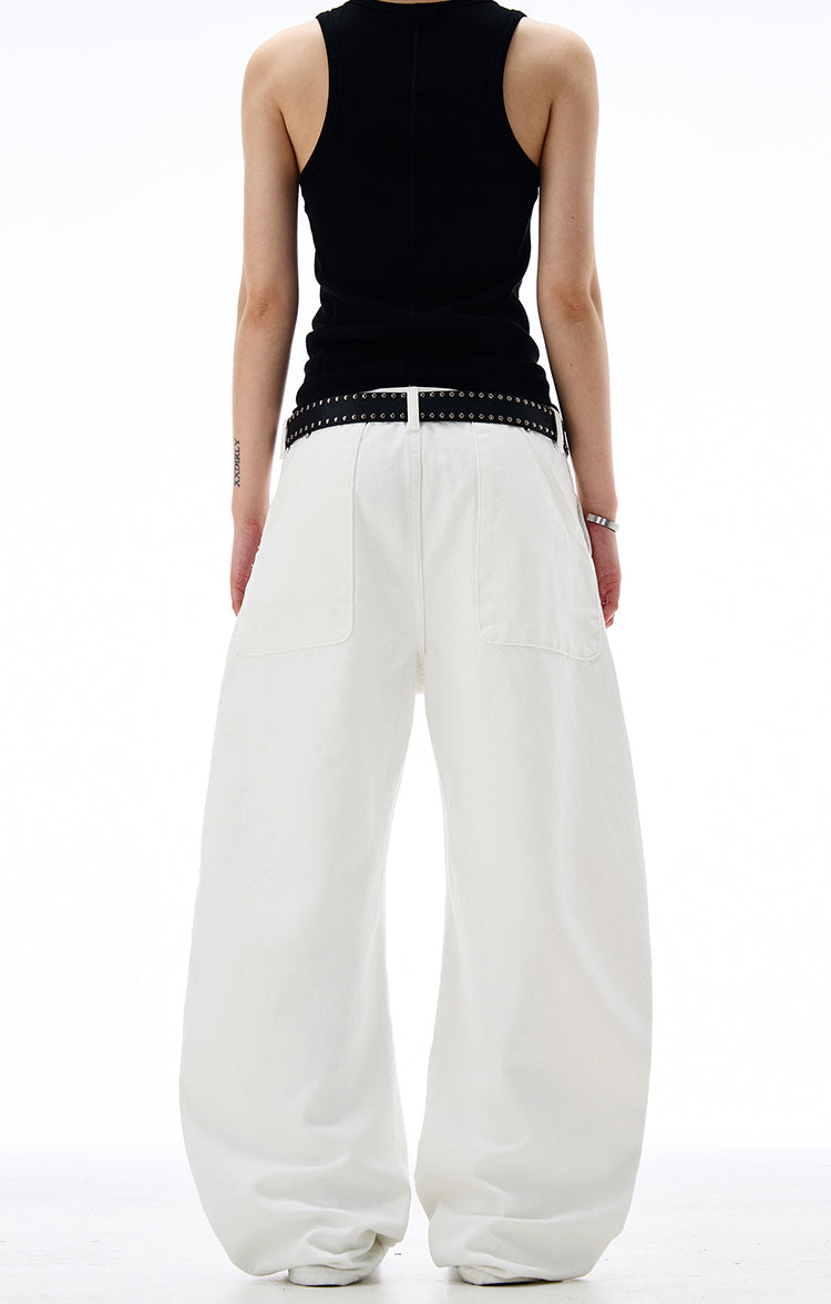 MADWITCH CLEANFIT PLEATED CARGO PANTS #AB1027