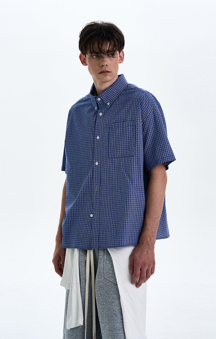 MADWITCH PREPPY PLAID SHIRT #CR216