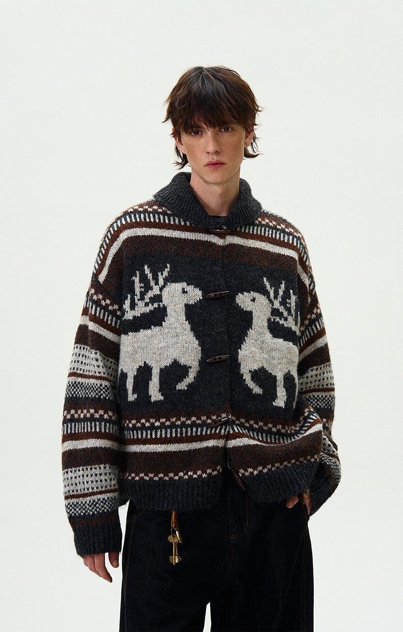 MADWITCH FAIR ISLE KNITTED SWEATER #72317
