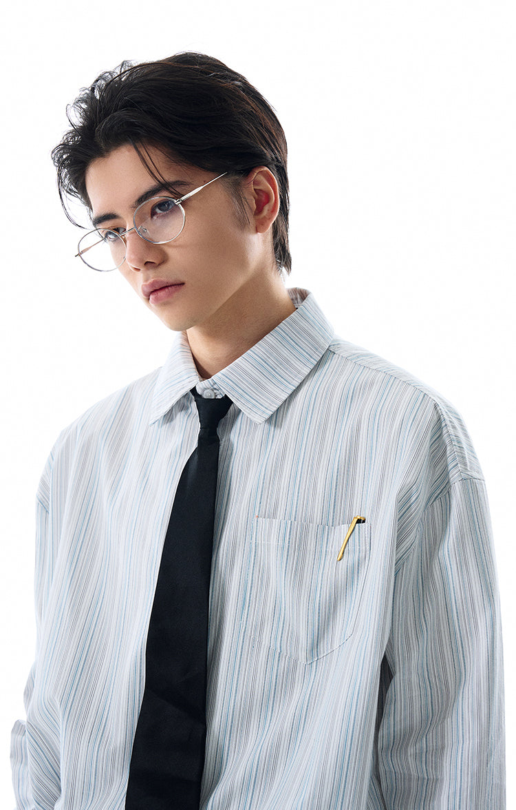 MADWITCH PREMIUM STRIPED SHIRT #L588