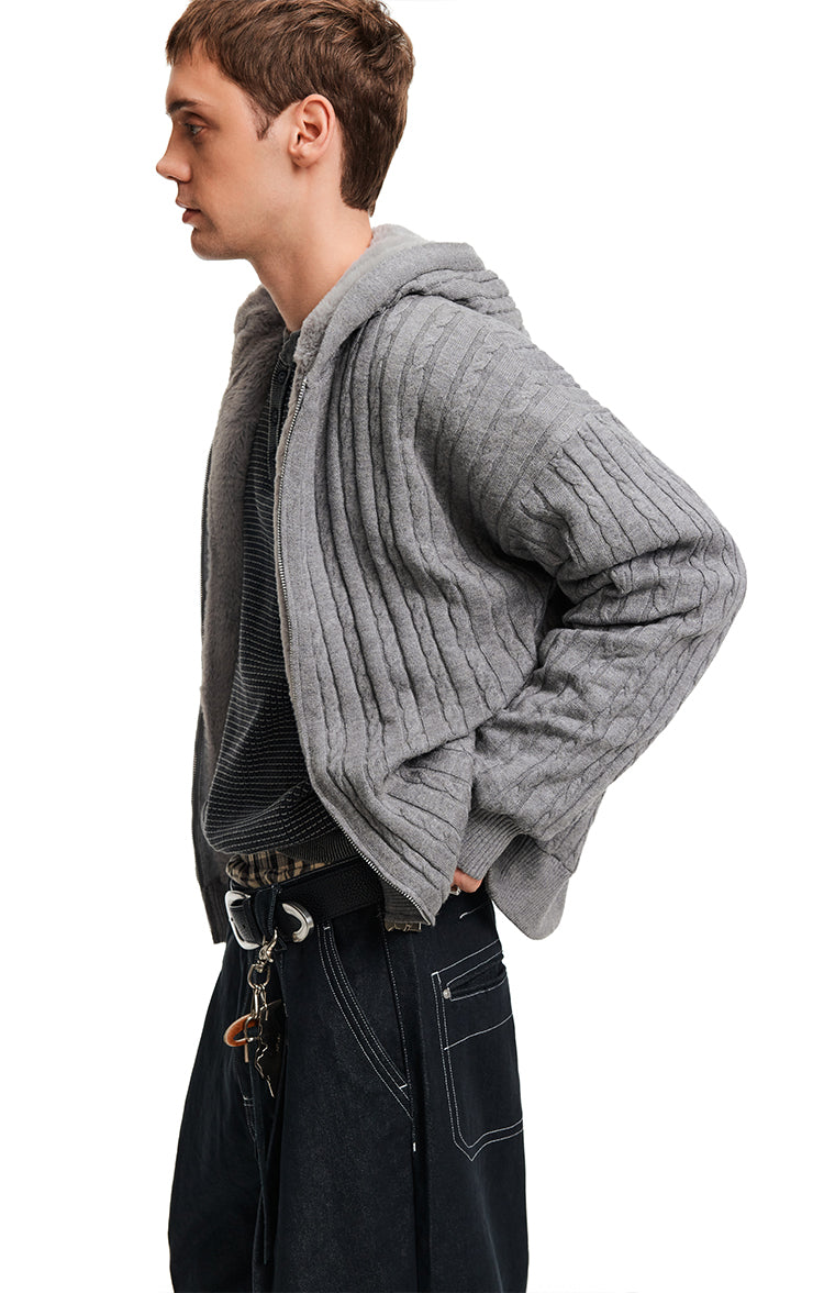 MADWITCH TWIST SHEAR COAT #MF3395