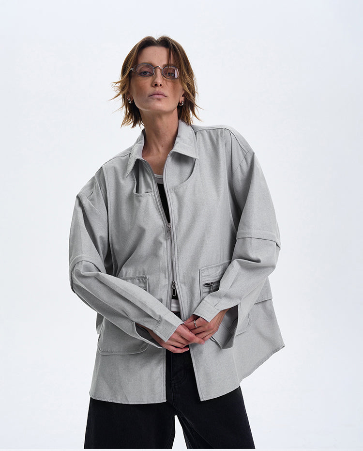 MADWITCH DECONSTRUCTED DESIGN JACKET #W218