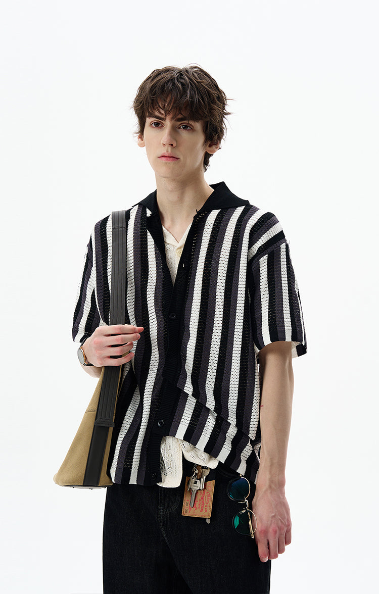 MADWITCH CROCHET KNIT TSHIRT #MFY222