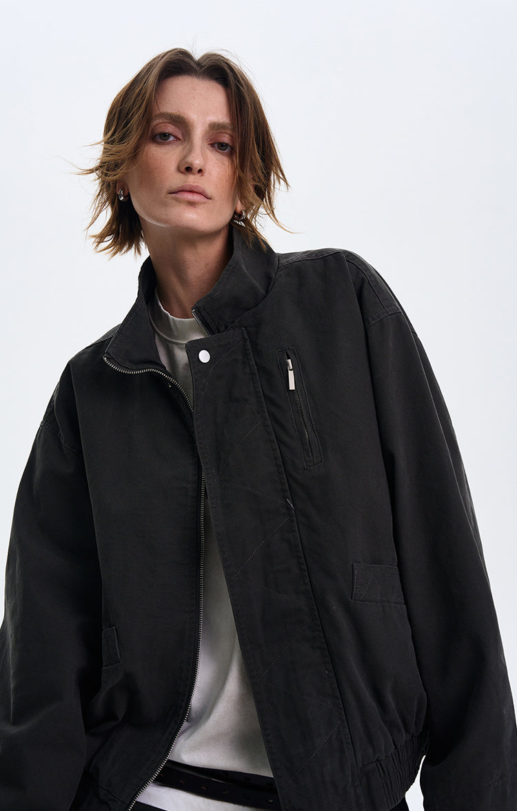 MADWITCH CROPPED BOMBER JACKET #171-1