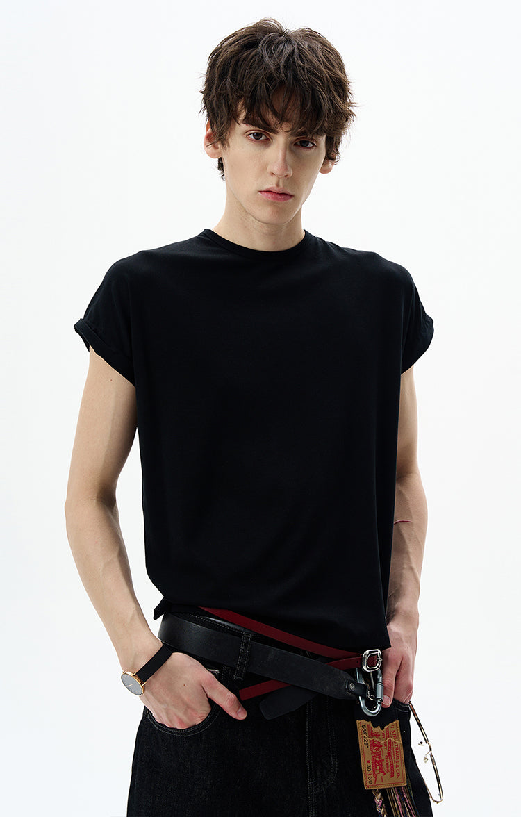 MADWITCH WING-SLEEVE STRUCTURED TEE #27342