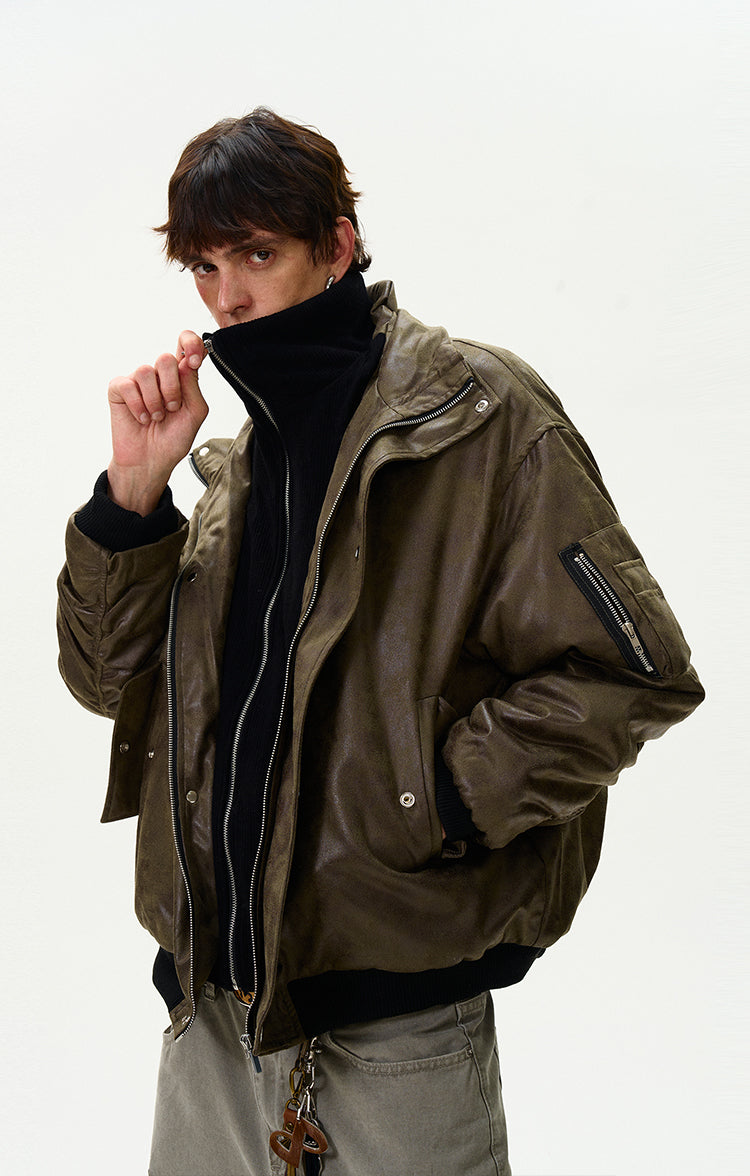 MADWITCH FAUX TWO-IN-ONE JACKET #BM232