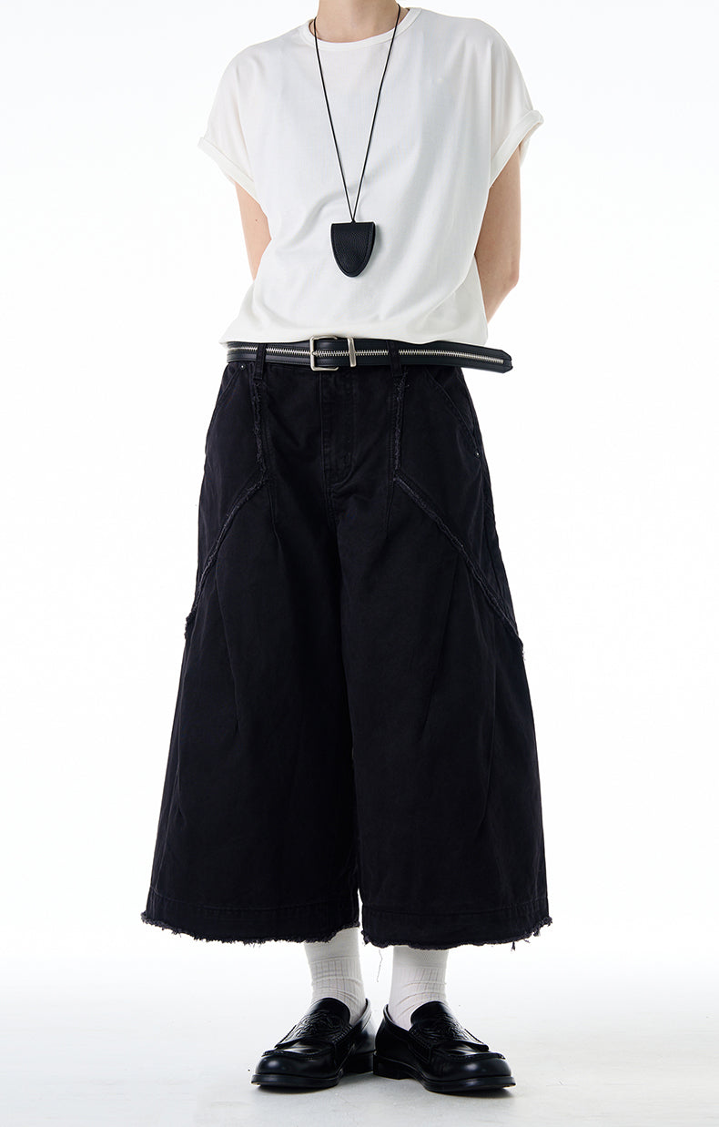 MADWITCH VINTAGE RAW-EDGE CARGOS #CK3529B