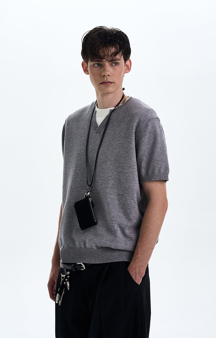 MADWITCH CLEANFIT V-NECK SHORT SLEEVE TEE #RS8358