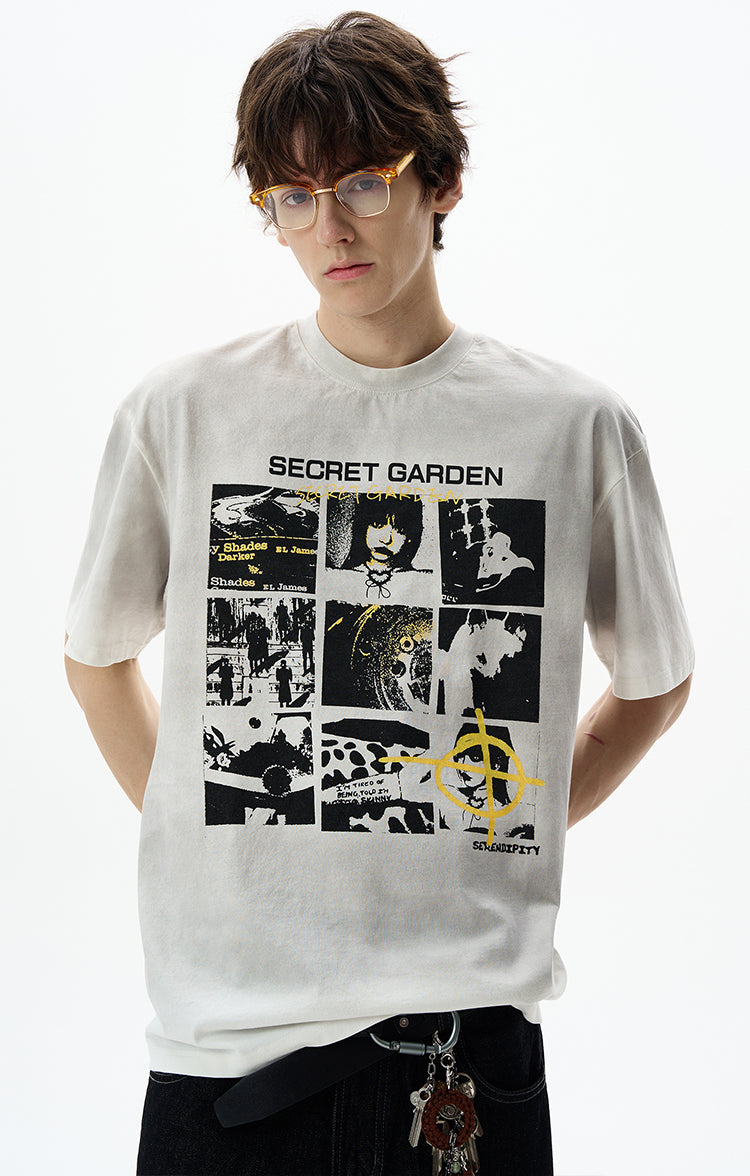 MADWITCH URBAN PRINTED TSHIRT #22640C25