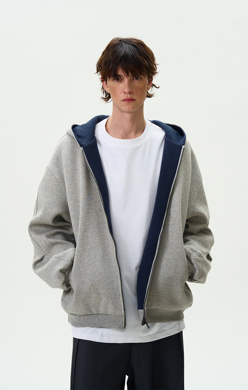 MADWITCH COLOR-BLOCK HOODED SWEATSHIRT #L582