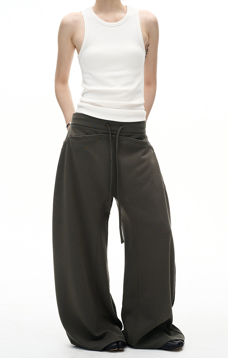 MADWITCH VINTAGE CURVED PATCH SWEATPANTS #C928