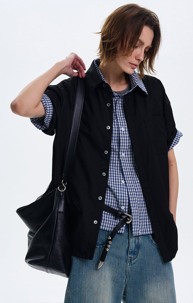 MADWITCH SOLID COLOR CASUAL T-SHIRT #AW2533