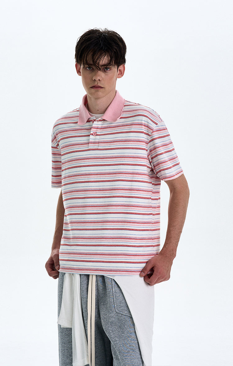 MADWITCH COLORBLOCK POLO SHIRT #C036