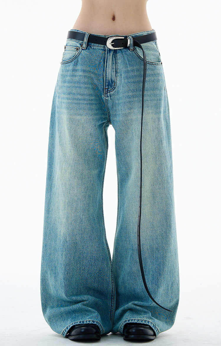 MADWITCH WASHED BELL BOTTOM DENIM #GP9679