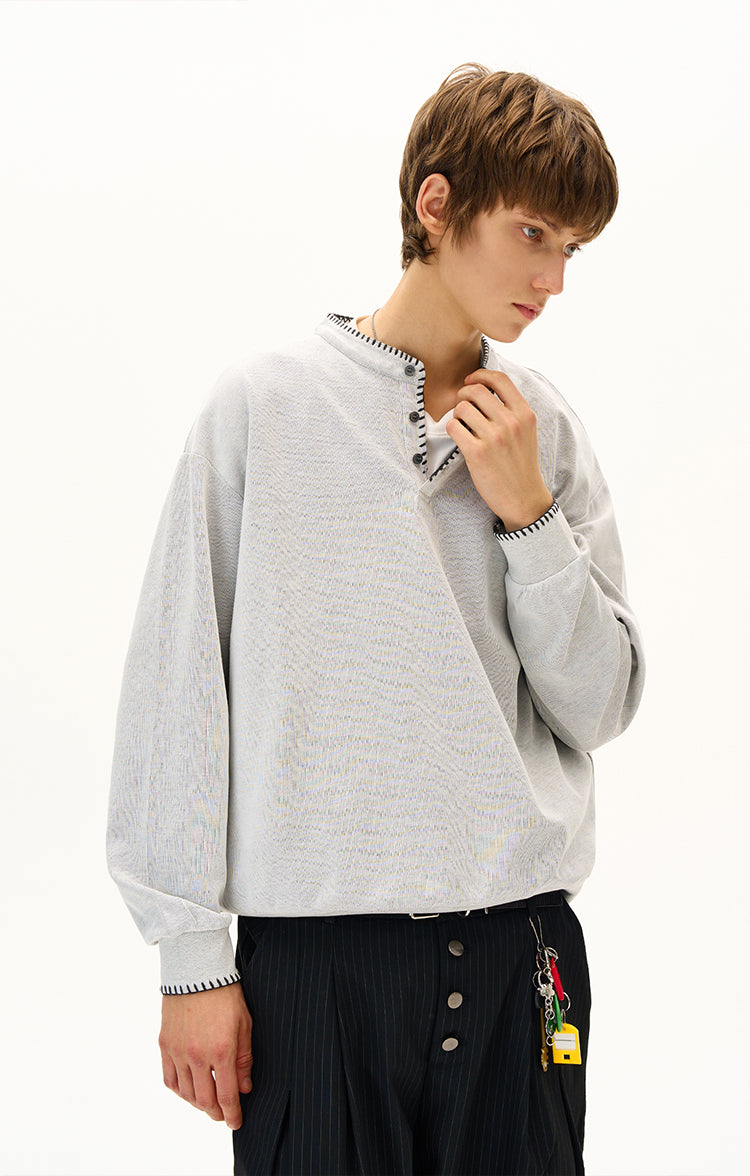 MADWITCH UNISEX RELAXED FIT CASUAL LONG SLEEVE #C258Q25