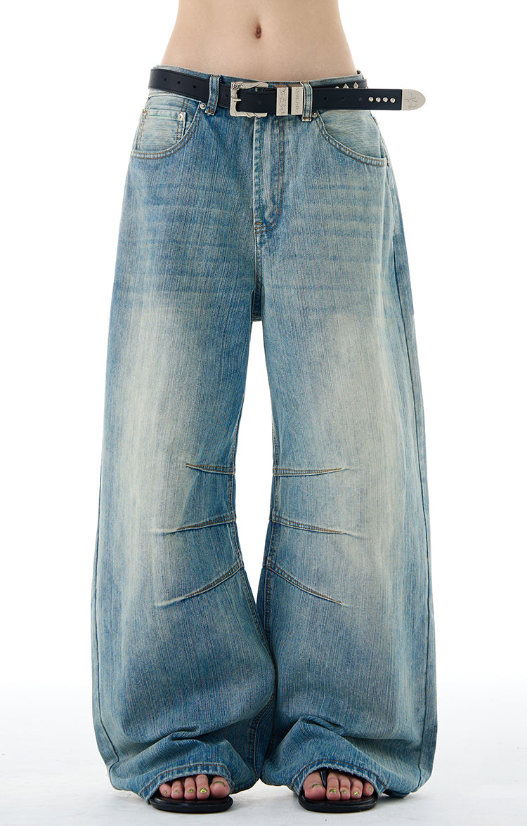 MADWITCH TEXTURED DESIGN JEANS #F9052