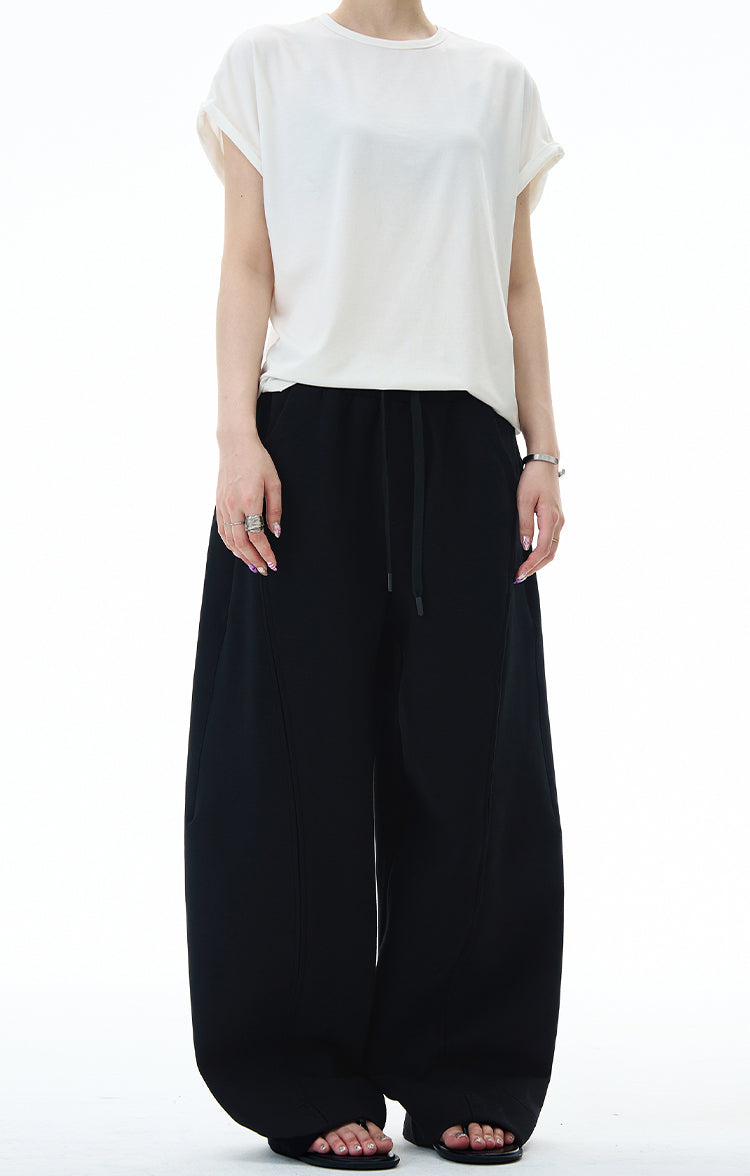 MADWITCH UNISEX DRAPEY STRUCTURED CASUAL PANTS #BNK171