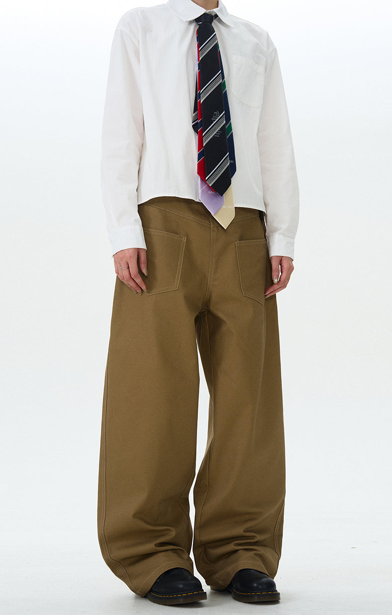 MADWITCH INVERTED SIMPLE CASUAL PANTS #L528