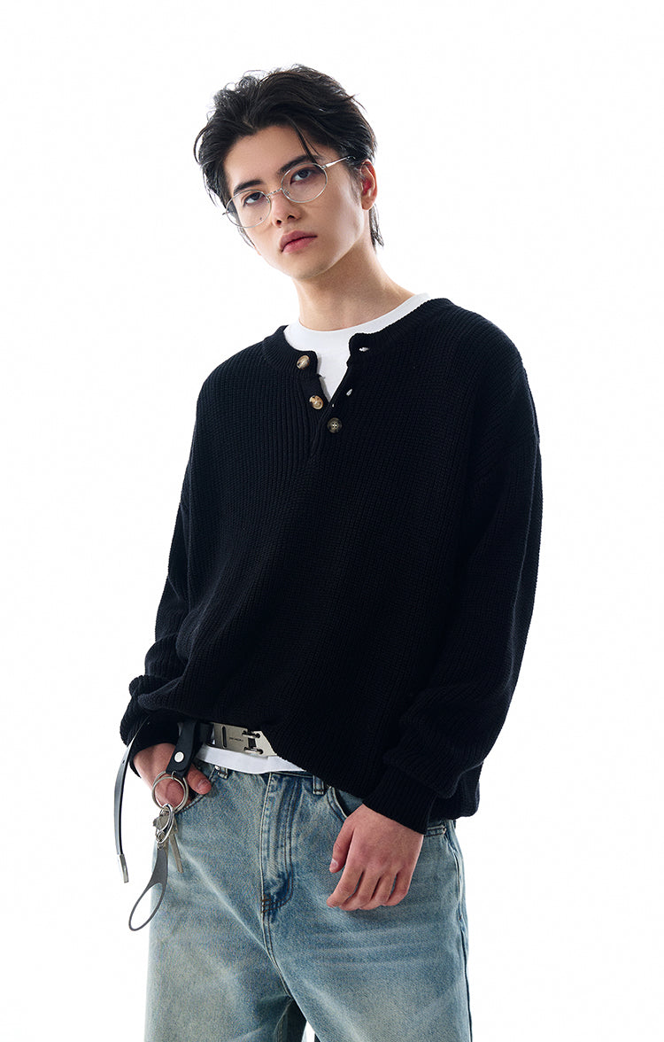 MADWITCH LOOSE KNIT SWEATER #MFY213
