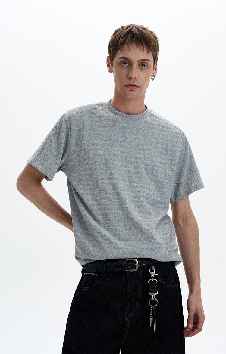 MADWITCH KNIT SHORT SLEEVE TEE #25050