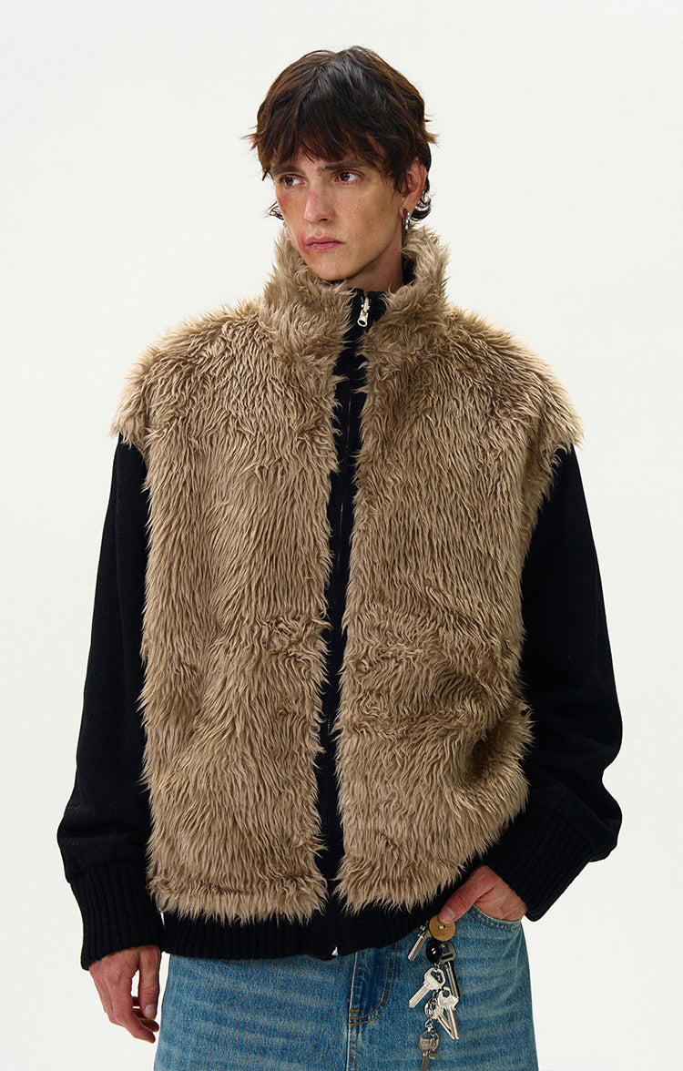 MADWITCH HEAVYWEIGHT KNIT COTTON JACKET #C178