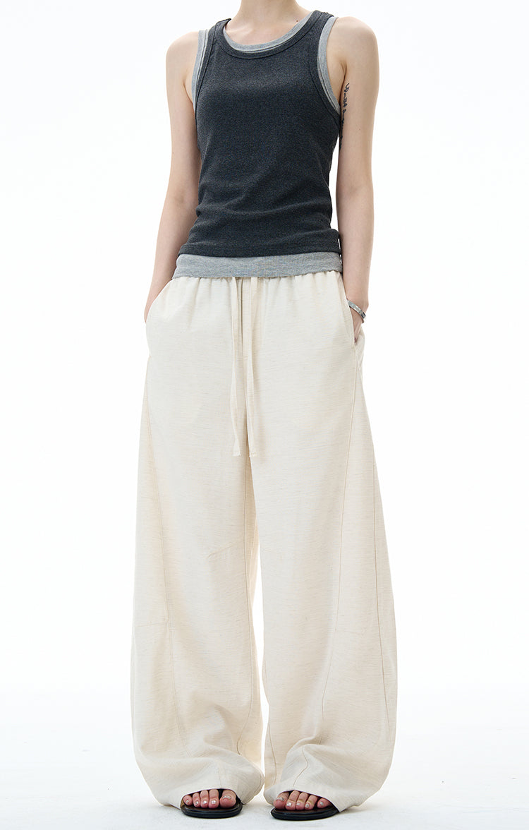 MADWITCH MINIMALIST WIDE LEG PANTS #DS2512