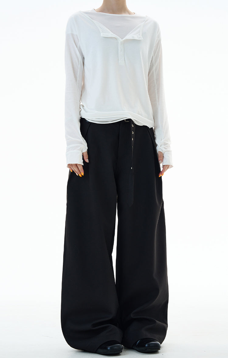 MADWITCH UNISEX WIDE LEG CASUAL DRESS PANTS #N1665