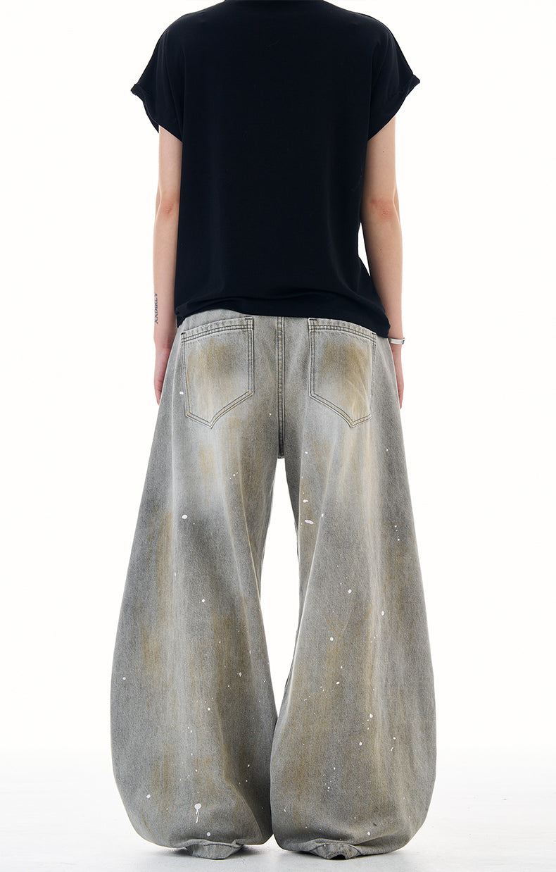 MADWITCH UNISEX RELAXED FIT DENIM PANTS #FX080