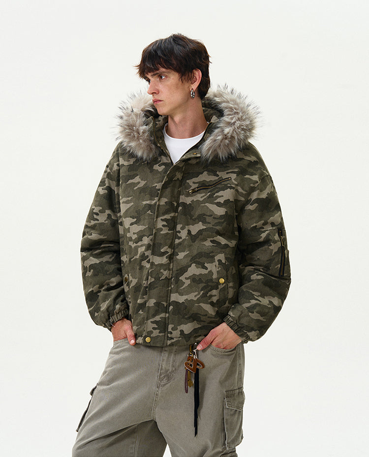 MADWITCH CAMO WORKWEAR COTTON JACKET #MY116