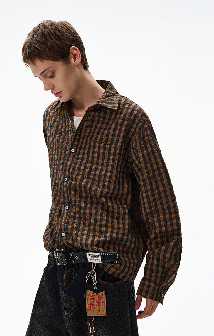 MADWITCH UNISEX BUBBLE GAUZE SHIRT #CR6237