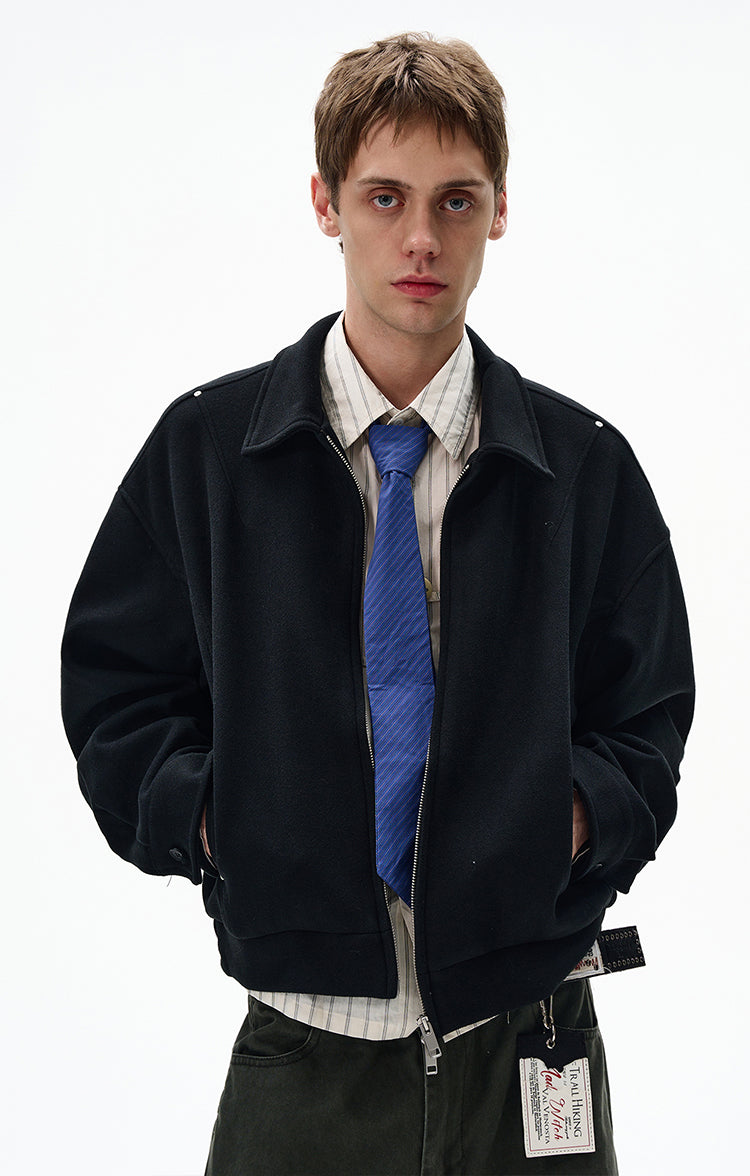 MADWITCH UNISEX MINIMALIST CROPPED JACKET #6276