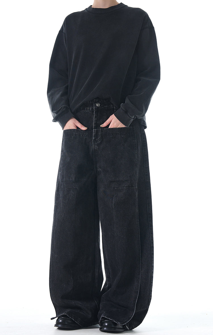 MADWITCH VINTAGE NICHE DENIM PANTS #G6633