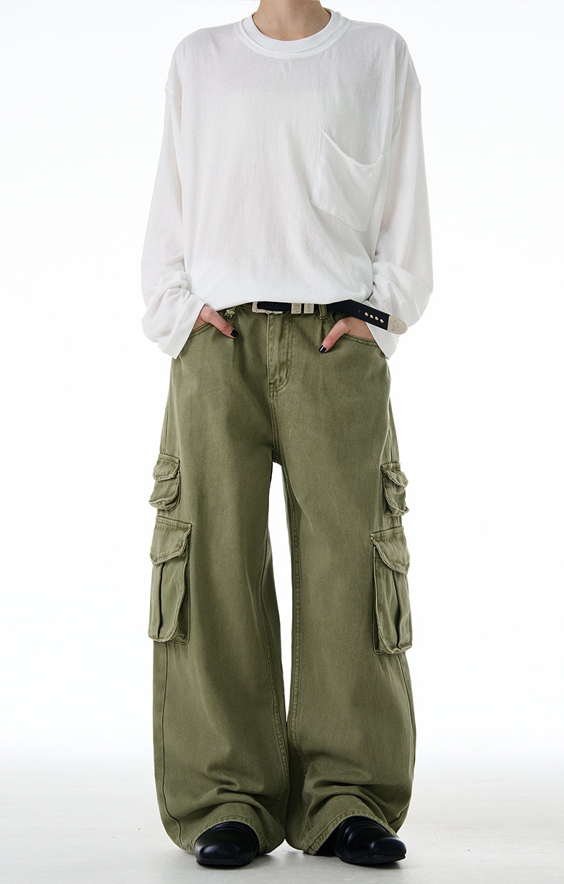 MADWITCH MULTI-POCKET CARGO PANTS #CK3397