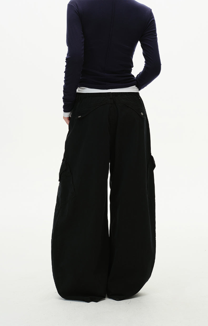 MADWITCH UTILITY SLUNG TROUSERS #H5787